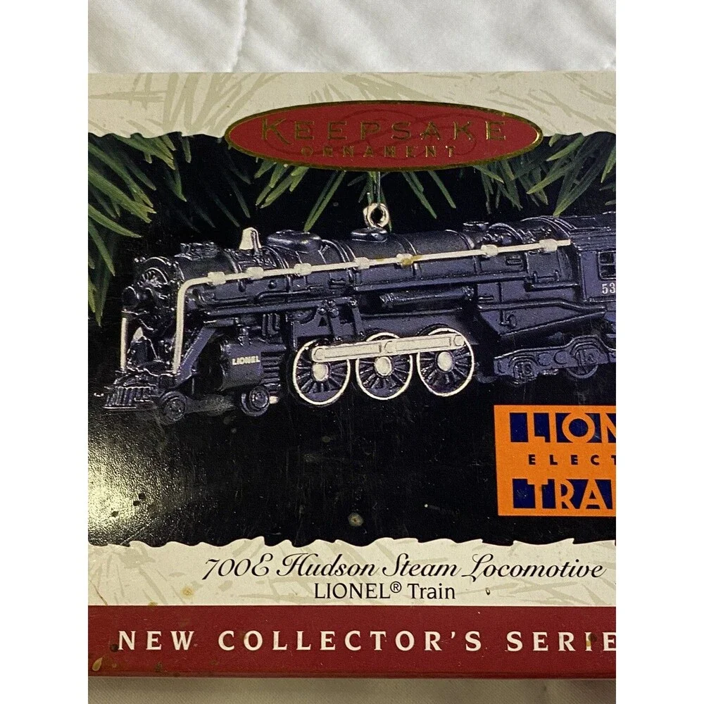 Hallmark Christmas Ornament Lionel 700E Hudson Steam Locomotive Train 1996 NIB